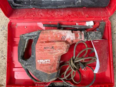 2019 Hilti TE 70-ATC/AVR Rotary Combo Hammer Drill Electric Power Tool bidadoo