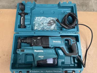 2019 Makita HR2661 Hand Held Rotary Hammer Drill AVT Hepa Filter Corded bidadoo