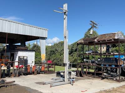 2018 Genie SLC-24 24' Manual Material Handling Jack Aerial Jobsite Lift bidadoo