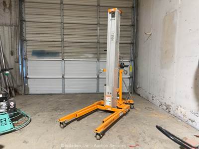 2022 Liftsmart MLC-18 18' Material Construction Lift Portable Jack 700Lb bidadoo