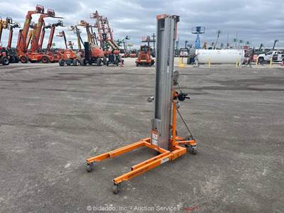 2022 LiftSmart MLC-18 18' Portable Mast Lift Duct Jack Material Handler bidadoo