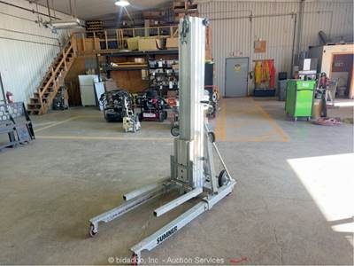 2022 Sumner 2118 24' Manual Material Handling Lift Hoist Duct Jack Tool bidadoo