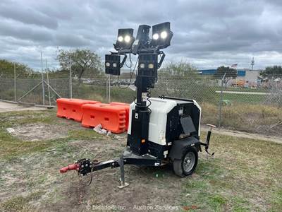 2020 Allmand Night Lite V-SE Towable Light Tower Generator Diesel bidadoo