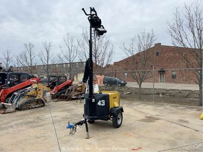 2023 Allmand NL-GR Towable LED Light Tower Generator 6kW Diesel bidadoo -Repair