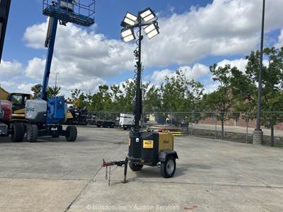 2022 Allmand NL-GR S/A Towable LED Light Tower Generator Diesel Kubota bidadoo