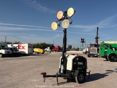 2018 Allmand NLV-ML3EC Towable Light Tower Generator Deutz Diesel 6kW bidadoo