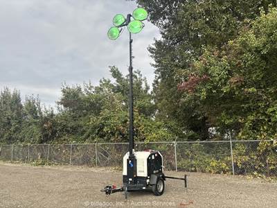 2018 Allmand NLV-ML3EC Towable S/A Light Tower Generator Mitsubishi bidadoo