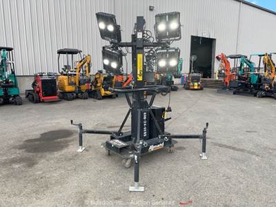 2018 Allmand Night-Lite E Series 23' LED Push Around Light Tower Skid bidadoo