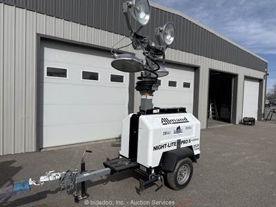 2015 Allmand Night-Lite Pro II V Towable Light Tower Generator Trailer bidadoo