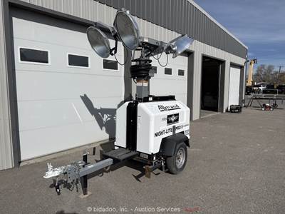 2015 Allmand Night-Lite Pro II V Towable Light Tower Generator Kubota bidadoo