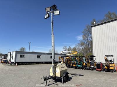 2015 Doosan LSC60 S/A Towable  30' Light Tower Generator Kubota Diesel bidadoo