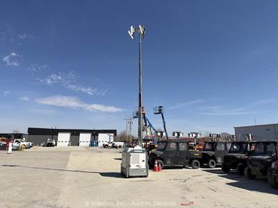 2022 Generac CUBE-HYPER 27' Towable Light Tower Generator Kubota Diesel bidadoo