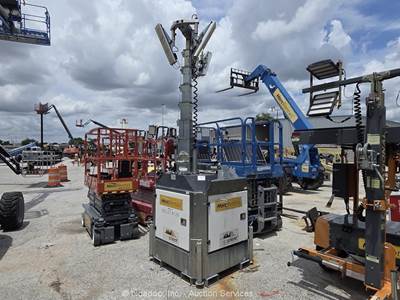 2019 Generac CUBE-HYPER LED Light Tower Generator Genset Kubota Diesel bidadoo