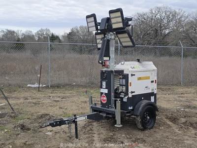 2020 Generac G4-ECO Towable Light Tower Generator Kubota Diesel -Parts/Repair