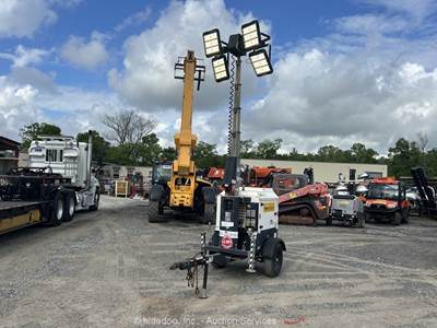 2020 Generac G4-ECO Towable LED Light Tower Diesel Generator 4 kW Genset bidadoo