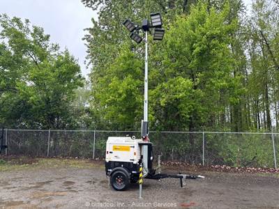 2020 Generac G4-ECO S/A 25' Towable LED Light Tower Generator Trailer bidadoo