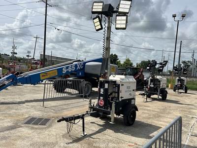 2021 Generac G4-ECO S/A Towable Light Tower Generator Mitsubishi Diesel bidadoo