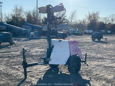 2015 Generac MLT6S 6kW Towable Light Tower Generator Trailer -Parts/Repair