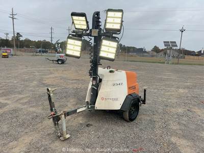 2021 Generac MLT6SKDS Towable Light Tower Generator 6kW Diesel Kubota bidadoo