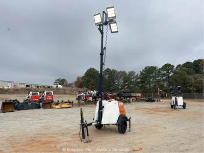 2022 Generac MLT6SKDS Towable LED Light Tower Generator Genset Kubota bidadoo