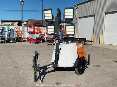2021 Generac MLT6SKDS Towable LED Light Tower Generator 6kW Kubota bidadoo