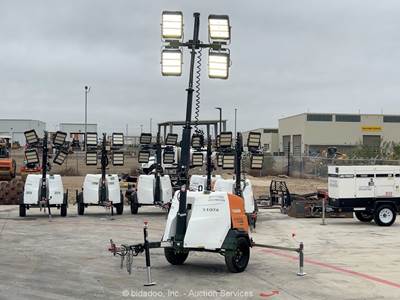 2021 Generac MLT6SKDS 23' Towable Light Tower Generator Kubota Diesel bidadoo