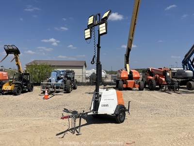 2022 Generac MLT6SKDS Towable Light Tower Generator 6kW Genset Kubota bidadoo