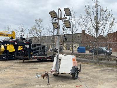 2021 Generac MLT6SMDS Towable Diesel Light Tower Generator Trailer -Parts/Repair