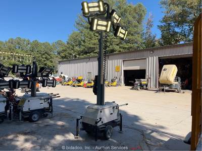 2018 Generac PLT240 16' LINKTower Portable LED Electric Light Tower Cart bidadoo