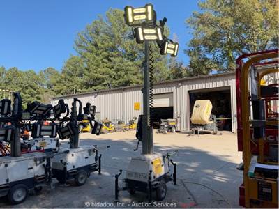 2018 Generac PLT240 16' LINKTower Portable LED Electric Light Tower Cart bidadoo