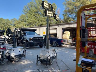 2018 Generac PLT240 16' LINKTower Portable LED Electric Light Tower Cart bidadoo