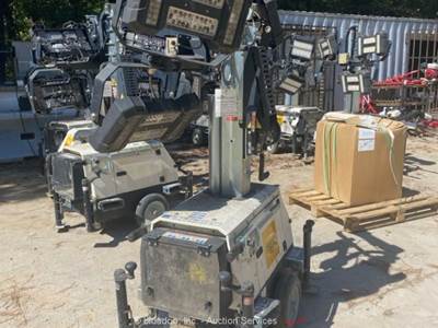 2018 Generac PLT240 16' LINKTower Portable LED Electric Light Tower Cart bidadoo