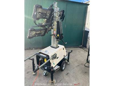 2018 Generac PLT240 16' LINKTower Portable LED Electric Light Tower Cart bidadoo