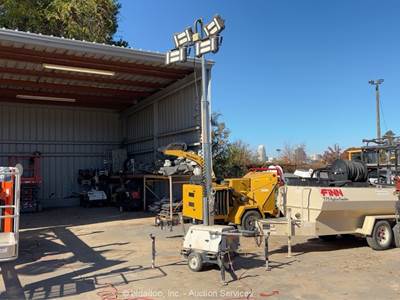 2017 Generac PLT240 16' LINKTower Portable LED Electric Light Tower bidadoo