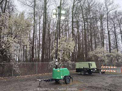 2016 Genie RL4 Towable Light Tower Generator Extendable 4 light Mast bidadoo