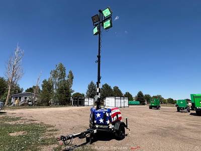 2018 Genie RL4 Towable Vertical Mast Light Tower Generator Kohler Genset bidadoo