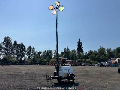 2018 Magnum MLT4200IVCAN S/A Towable Light Tower Generator 6kW Genset bidadoo