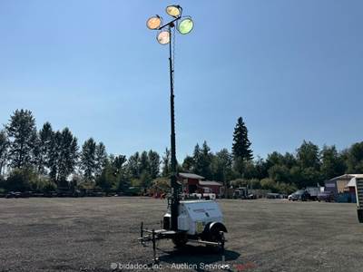 2018 Magnum MLT4200IVCAN S/A Towable Light Tower Generator 6kW Genset bidadoo