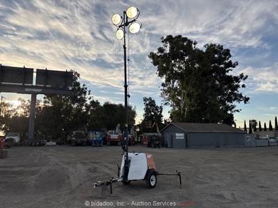 2018 Magnum MLT6SM Towable Light Tower Generator Mitsubishi Trailer bidadoo