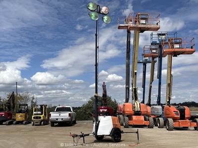 2018 Magnum MLT6SM S/A Towable Light Tower Generator Mitsubishi Diesel bidadoo