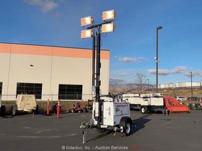 2012 Multiquip LT-12D Towable Light Tower Generator 6kW Genset Kohler bidadoo