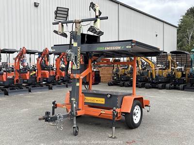 2022 National LTS160 4kW Towable Solar Light Tower Generator -Parts/Repair