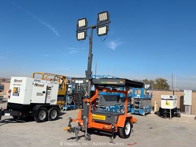 2020 National Signal Sunray LTS 160N Solar Towable Light Tower Trailer bidadoo