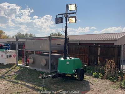 2018 Terex RL4 24' Towable Light Tower Generator Kohler Diesel bidadoo -Repair