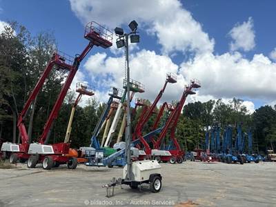 2012 Terex RL4 30' Towable Light Tower Generator Kubota Genset 6kW -Parts/Repair