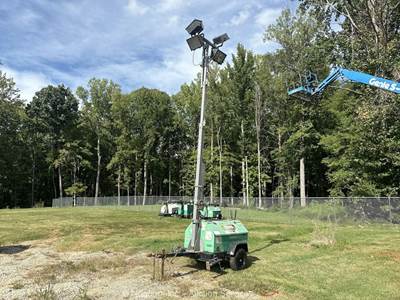 2012 Terex RL4 23' Towable Light Tower Generator Kubota Genset 6kW -Parts/Repair