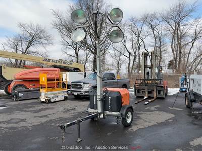 2020 Wanco WLTT-4MK106K 6kW Towable Light Tower Generator Trailer Kubota bidadoo