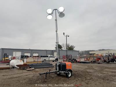 2020 Wanco WLTT 6kW Towable Light Tower Generator Trailer Kubota Diesel bidadoo