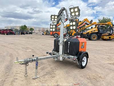 2023 Wanco WLTT FD-304 S/A Towable Light Tower Diesel Kubota Generator bidadoo