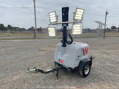 2021 Wacker Neuson LTV4K 23' Towable Light Tower Generator Diesel Kubota bidadoo